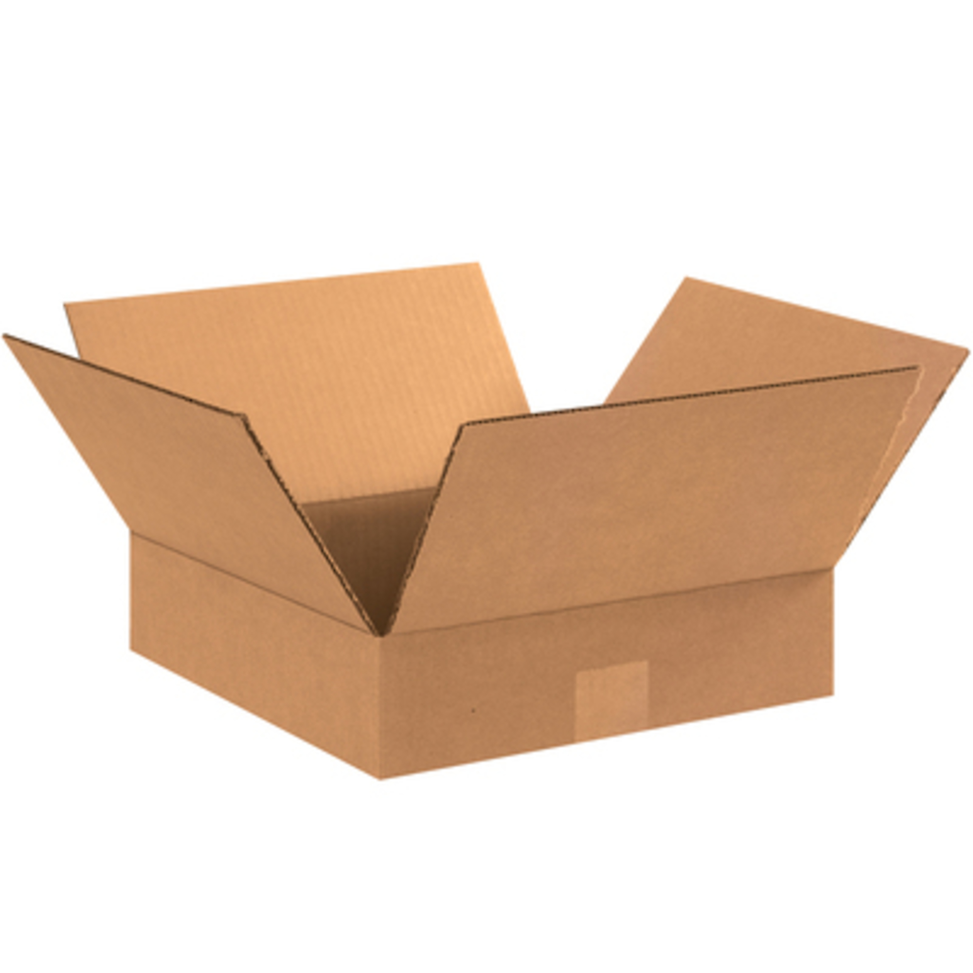 11 x 11 x 3in. Flat Corrugated Boxes 25/CS, Model# 11113